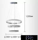 UNIVERSO LED pendant light 62w 8400lm 6500k IP20 500+400+300mm white