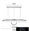 UNIVERSO Pendant light 54w 4320lm 4000k IP20 White D1050x260mm