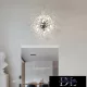 UNIVERSO Crystal pendant lamp 9xG9 Max60W IP20 chrome ∅500mm