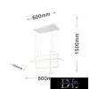 UNIVERSO Pendant light 76w 6080lm 4000k IP20 White 800x250x1500mm