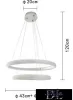 UNIVERSO Pendant light 51w 4080lm 6500k IP20 white ∅590x1200mm