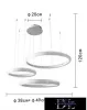 UNIVERSO Suspension lamp 60w 4800lm 3000k IP20 white 630+490+380mm