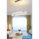 UNIVERSO Crystal glass chandelier 50w 4000lm CCT rose gold 800x300x1500mm