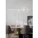 UNIVERSO Pendant light 48w 3840lm 6500k 1090mm IP20 white