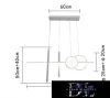 UNIVERSO Pendant light 48w 3840lm 6500k 1090mm IP20 white