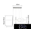 UNIVERSO Pendant light 48w 3840lm 4000k 1090mm IP20 white