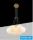 UNIVERSO Pendant light 7xG9 max.10w D450x1200mm IP20 Old gold 5 years
