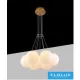 UNIVERSO Pendant light 7xG9 max.10w D450x1200mm IP20 Old gold 5 years