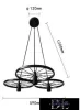 UNIVERSO Pendant light 3xE27 IP20 D590x1200mm black