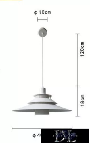 UNIVERSO Pendant light 1xE27 IP20 D400x1380mm white