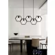 UNIVERSO Pendant light 5xE27 IP20 920x1400mm black