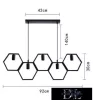 UNIVERSO Pendant light 5xE27 IP20 920x1400mm black