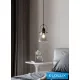 UNIVERSO Pendant Light 1xE27 Max.60w IP20 Black D140x250x1200mm