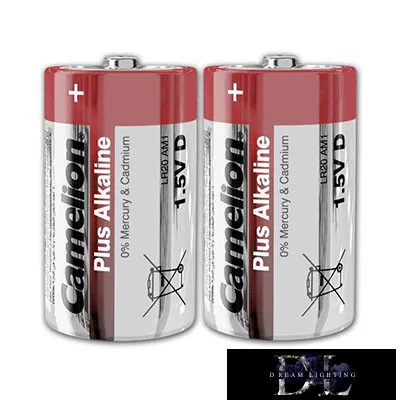 CAMELION PLUS Alkaline Battery LR20/D-BP2