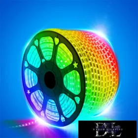   ELDLUX Flexible LED strip AC:220V 2835-120D-10MM 7.6w/M RGB IP65
