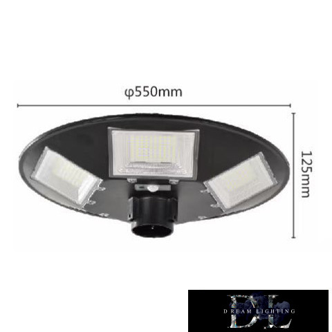 UNIVERSO Solar UFO lamp 3.2V-15AH 1700lm 7000k IP65 black ø550x125mm