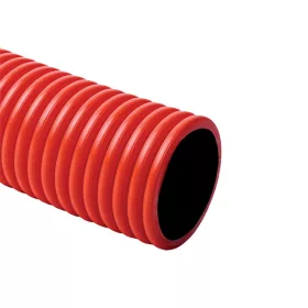 DOUBLE-WALLED PIPE D52/D63 RED   