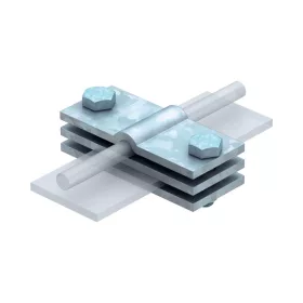 EARTHING CONNECTOR CLAMP FOR STEEL STRIP