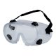 PROTECTIVE GLASSES WITH FLAT SUN VISOR, WHITE      