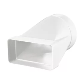 PLASTIC DRAIN PIPE AND FLAT DRAIN CONNECTOR D100/55X110 /KS
