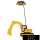 ELDLUX OLAF children's chandelier E14 Yellow