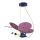 ELDLUX OLAF children's chandelier E27 purple