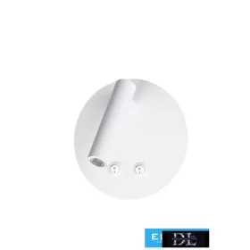 UNIVERSO Wall lamp 8w 720lm 3000K IP54 white 3 years
