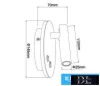 UNIVERSO Wall lamp 8w 720lm 3000K IP54 white 3 years