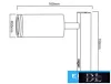 UNIVERSO Wall lamp with switch 1xGU10 Max.35w IP20 Black 150x160mm 5 years