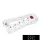 Technik 5-way distributor with 1.5 m cable, 1.5 mm2 copper cable + switch (white) 16A
