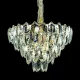 ELDLUX ELVIRA crystal glass chandelier 13×E14 chrome