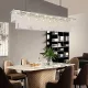 ELDLUX ELDALIZ crystal glass chandelier L1800 E14×24