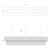 ELDLUX ELDALIZ crystal glass chandelier L1800 E14×24