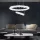 ELDLUX ELDAMARILL crystal glass pendant lamp D600 264W CCT