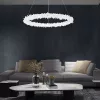 ELDLUX ELDAMARILL crystal glass pendant light D400 104W CCT