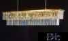 ELDLUX ELDICICLE crystal glass chandelier E14×24 L1800x340x380mm gold