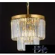 ELDLUX ELDICICLE crystal glass chandelier E14×3 D300x334mm gold