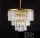 ELDLUX ELDICICLE crystal glass chandelier E14×14 D600x554mm gold