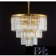 ELDLUX ELDICICLE crystal glass chandelier E14×14 D600x554mm gold