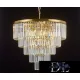 ELDLUX ELDICICLE crystal glass chandelier E14×18 D800x660mm gold