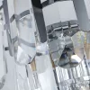 ELDLUX CAPELLA kristály üveg fali lámpa E14 Króm