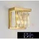 ELDLUX ELDICICLE crystal glass wall lamp E14×2 L250x250mm gold