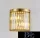 ELDLUX ELDICICLE crystal glass wall lamp E14×2 D250X250mm gold