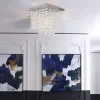ELDLUX ELDALIZ crystal glass ceiling lamp L200 E14