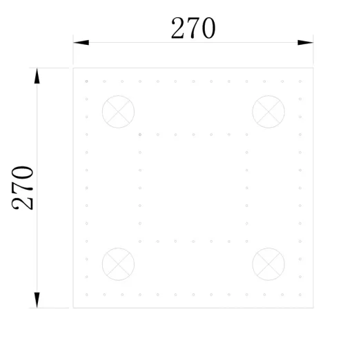 ELDLUX ELDALIZ crystal glass ceiling lamp L270 E14×4