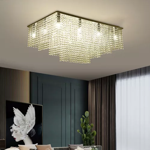 ELDLUX ELDALIZ crystal glass ceiling lamp L600 E14×16