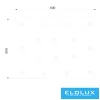 ELDLUX ELDALIZ crystal glass ceiling lamp L600 E14×16