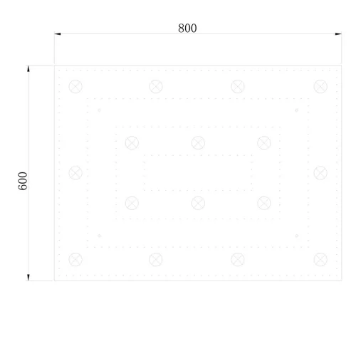 ELDLUX ELDALIZ crystal glass ceiling lamp L600 E14×16