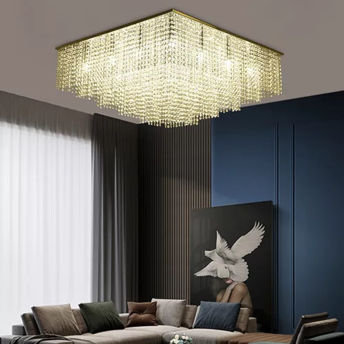 ELDLUX ELDALIZ crystal glass ceiling lamp L850 E14×17