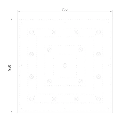 ELDLUX ELDALIZ crystal glass ceiling lamp L850 E14×17